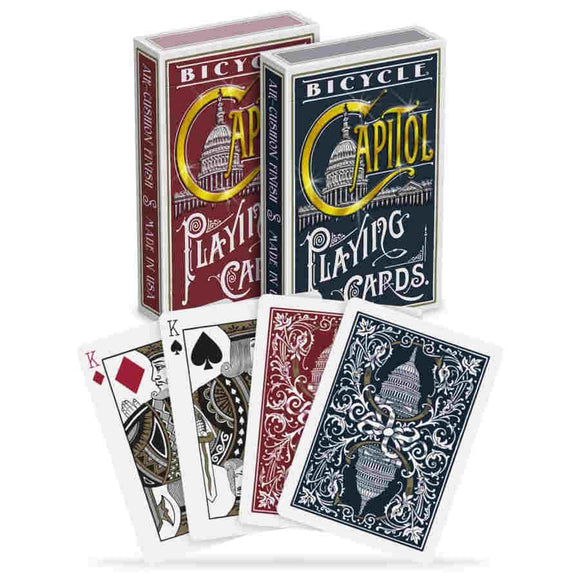 Bicycle Playing Cards: Capitol Red