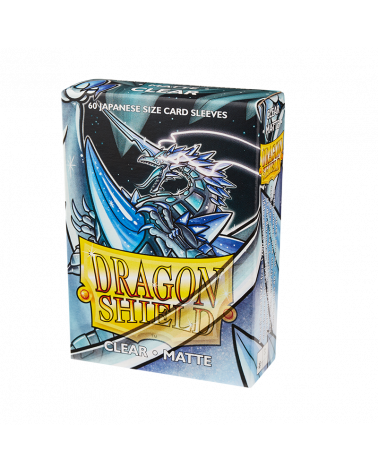 Dragon Shield Clear Matte 60 Japanese Size Sleeves