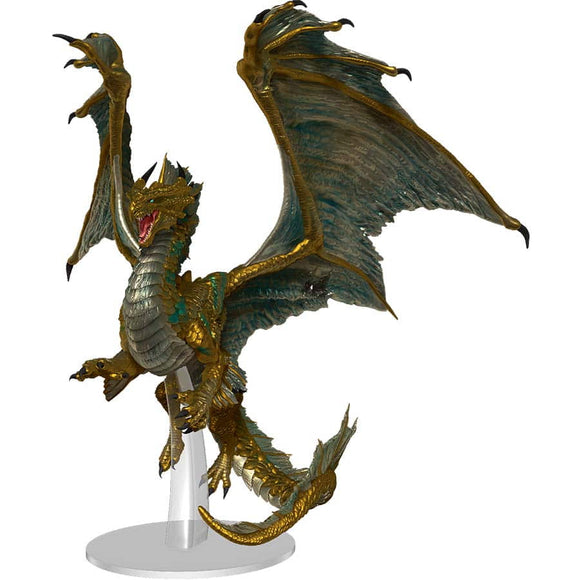 Dungeons and Dragons Miniatures: Icons of the Realms Adult Bronze Dragon Premium Figure