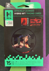 DC Universe Batman HRO Hybrid NFT Trading Cards 2-Pack Premium Box