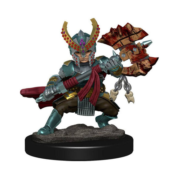 D&D Icons of the Realms Premium Miniatures Halfling Fighter (Axe)