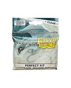 Dragon Shield 100 Perfect Fit Sideloader Inner Card Sleeves - Clear