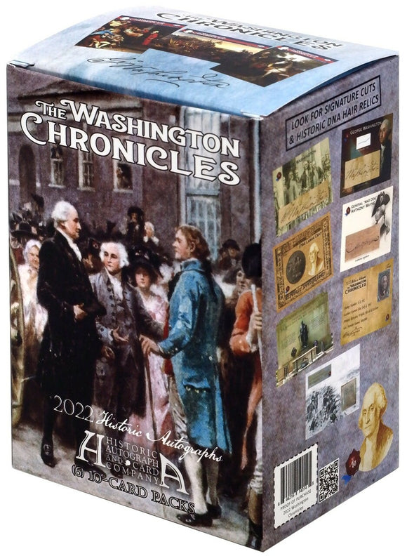 The Washington Chronicles 2022 Historic Autographs (6) 10 -Card Pack