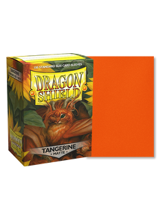 Dragon Shield Tangerine Matte 100 Standard Size Sleeves