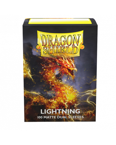 Dragon Shield Lightning Matte 100 Dual Sleeves
