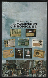 2022 Historic Autograph The Washington Chronicles (24) 10-Card Packs Per Box