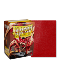 Dragon Shield Ruby Matte 100 Standard Size Sleeves