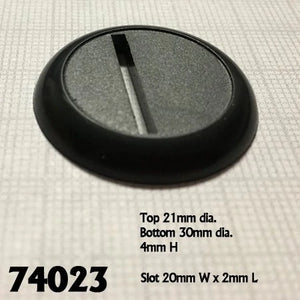 BaseBoss 30mm Round Plastic Base (20)