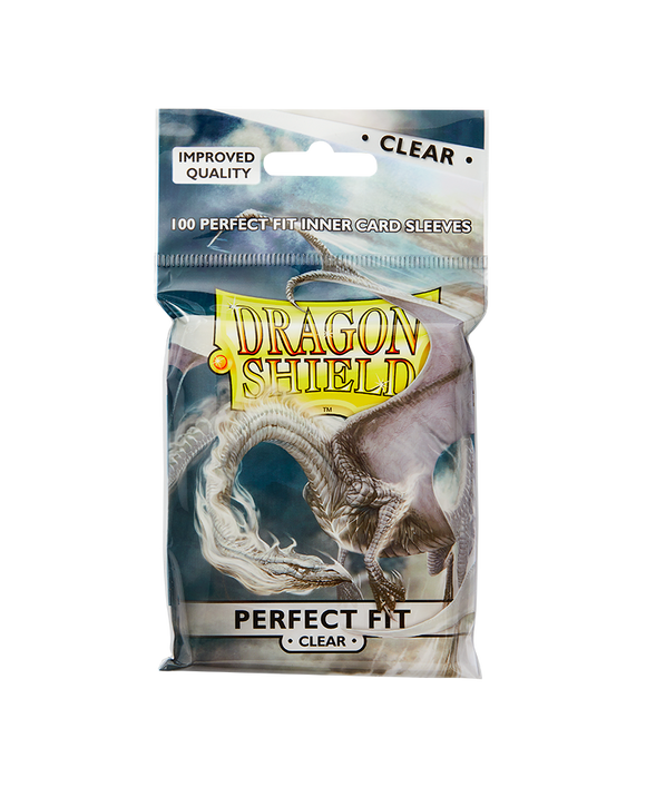 Dragon Shield 100 Perfect Fit Inner Card Sleeves - Clear