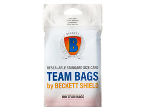 Beckett Shield 100 Team Bags Resealable Standard Size