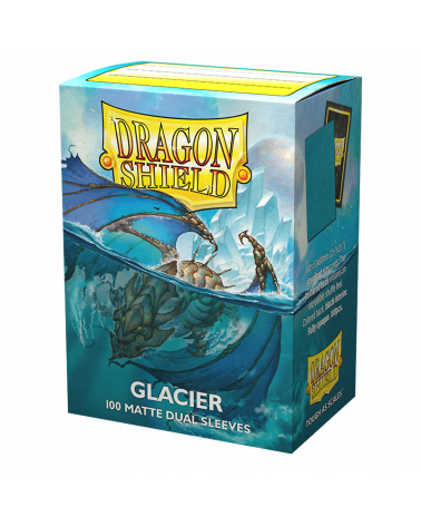 Dragon Shield Glacier Matte Dual 100 Standard Size Sleeves
