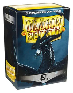 Dragon Shield Jet Matte 100 Standard Size Sleeves
