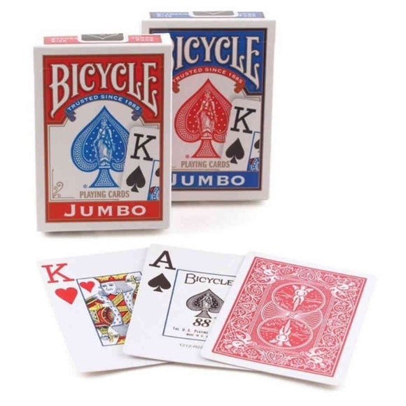 Bicycle Playing Cards: Jumbo Index Red
