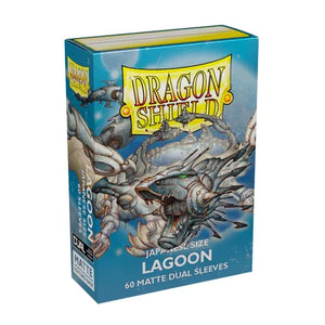 Dragon Shield Lagoon Matte 60 Japanese Size Dual Sleeves