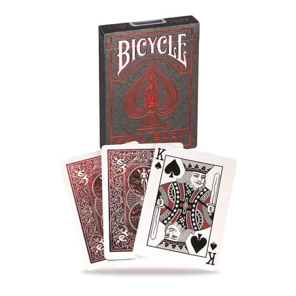 Bicycle Playing Cards: Metalluxe Red
