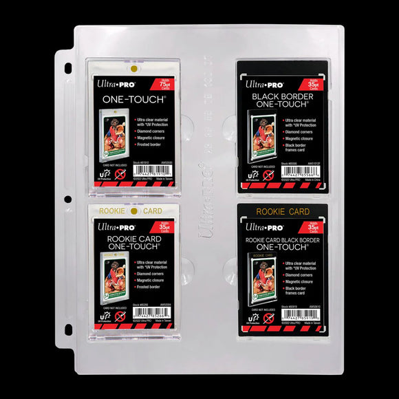 4-Pocket Page for 23PT-100PT ONE-TOUCH Displays Ultra Pro