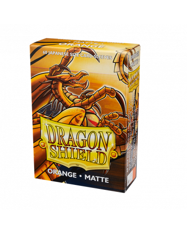 Dragon Shield Orange Matte 60 Japanese Size Sleeves