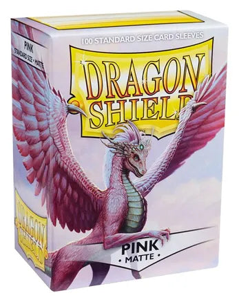 Dragon Shield Pink Matte 100 Standard Size Sleeves