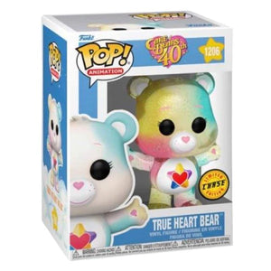 Pop Animation Care Bears 40th Anniversary True Heart Bear Chase Vinyl Figure