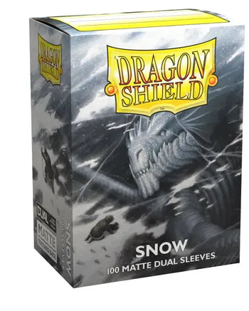 Dragon Shield Snow Matte 100 Dual Sleeves