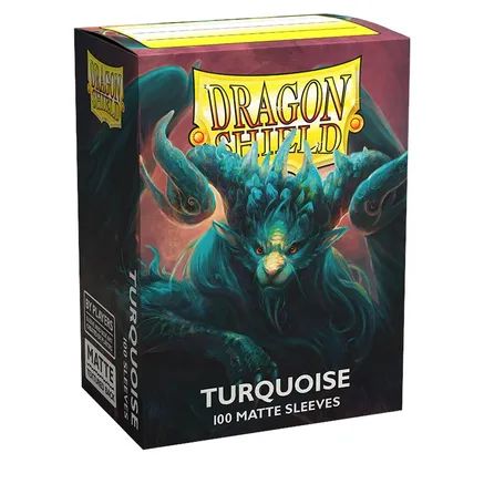 Dragon Shield Turquoise Dragon 100 Standard Size Sleeves