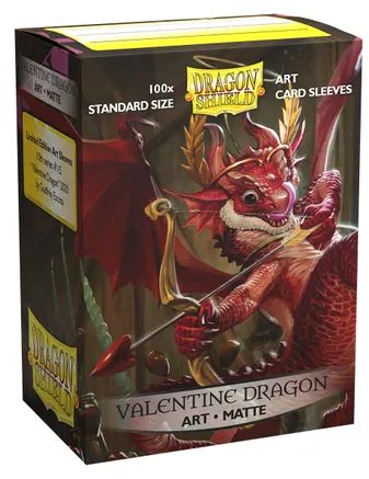 Dragon Shield Valentine 100 Standard Size Limited Edition Art Sleeves